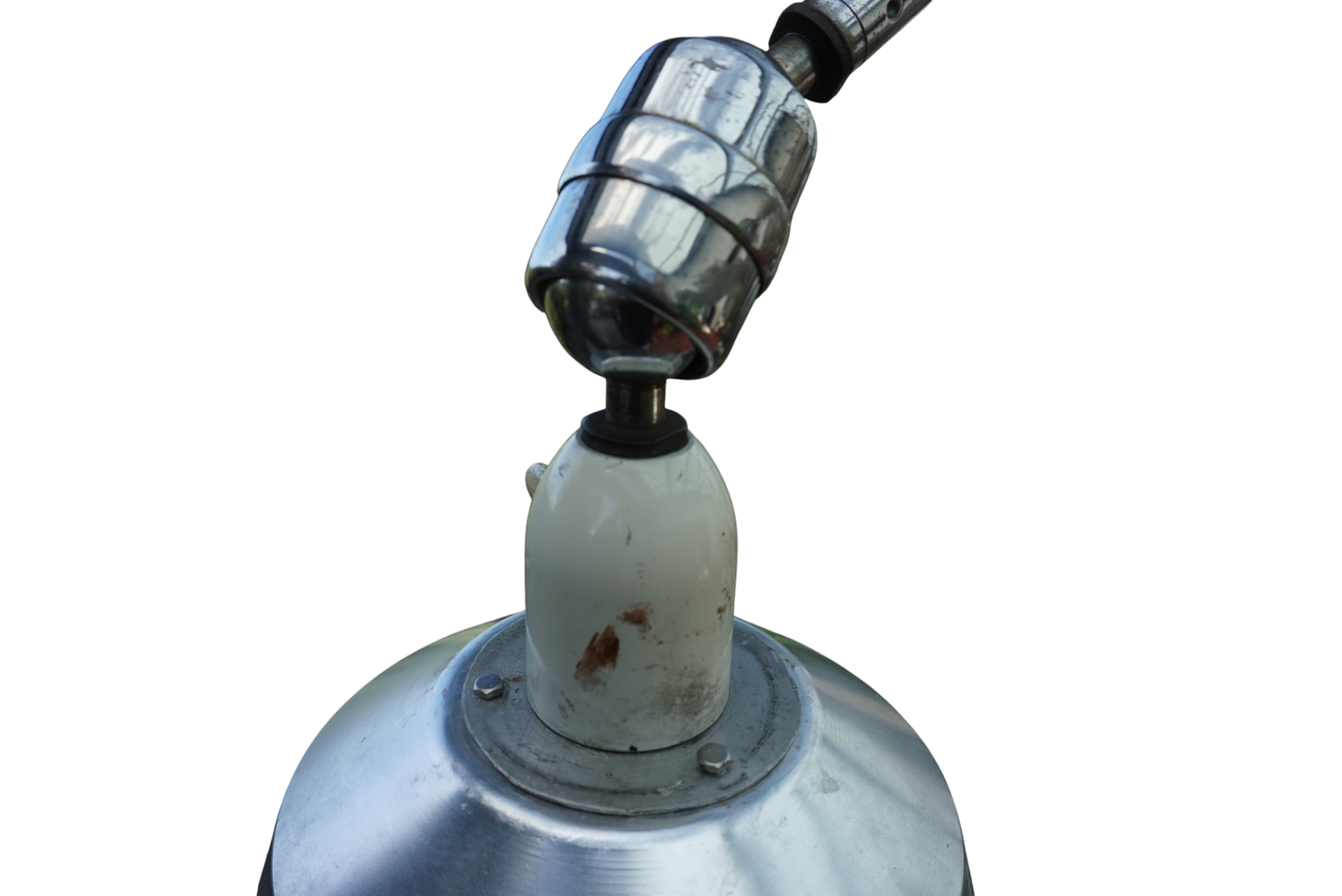 Triplex_Pendulum_Clamp_Lamp_by_Johan_Petter_Johansson_with_Midgard_R2_Shade,_Swedish_Industrial_Wall_Lamp,_1920s