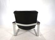 Asko_Pulkka_leather_lounge_chair_by_Ilmari_Lappalainen,_1960