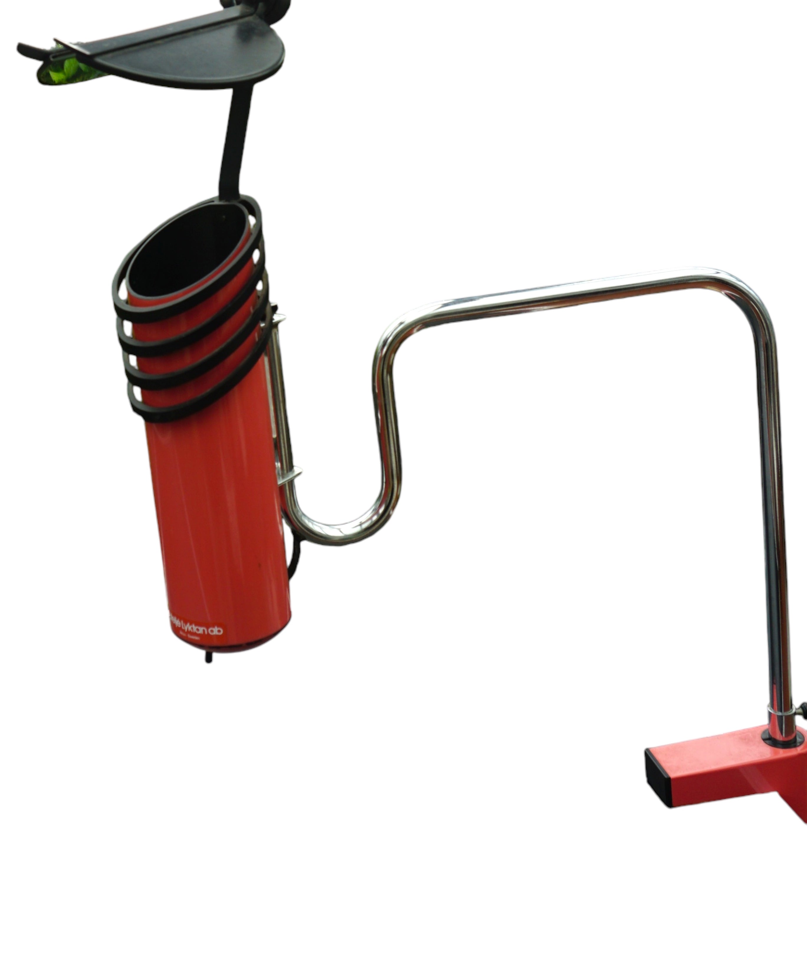 Ultra_Rare_Ateljé_Lyktan_Skarabé_Clamp_Lamp_in_Red,_Swedish_Scandinavian_Modern,_1970s