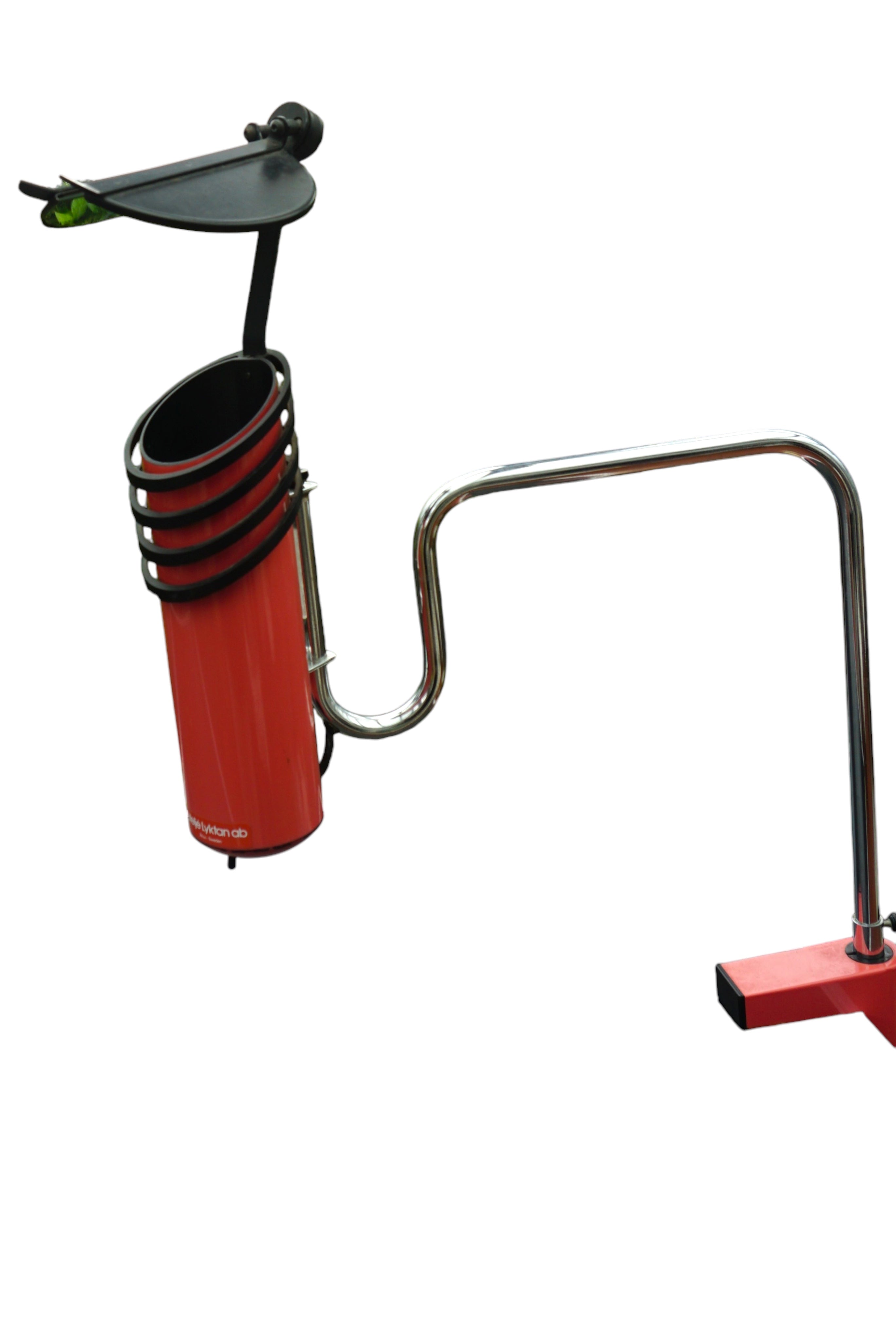 Ultra_Rare_Ateljé_Lyktan_Skarabé_Clamp_Lamp_in_Red,_Swedish_Scandinavian_Modern,_1970s