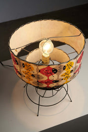 'Atomic'_Table_Lamp,_Archaic_Smile_Inc,_Metal_Wire_Frame,_1990s,_USA