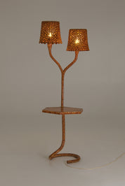 Australian_Sculptural_Floor_Lamp_with_Table