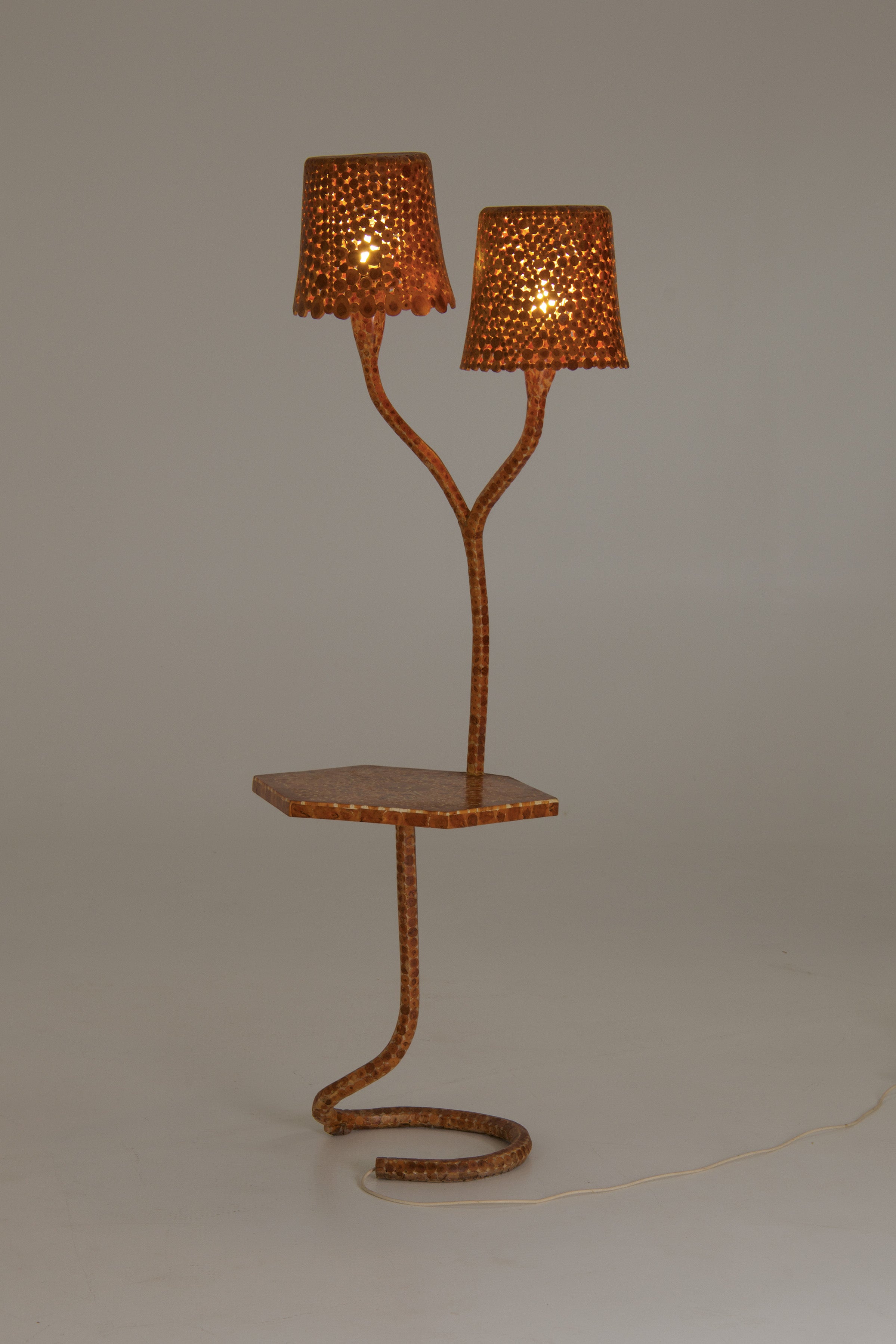 Australian_Sculptural_Floor_Lamp_with_Table