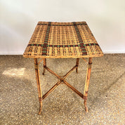 Vintage_French_Parisian_Bistro_Table_with_Red_and_Green_Details