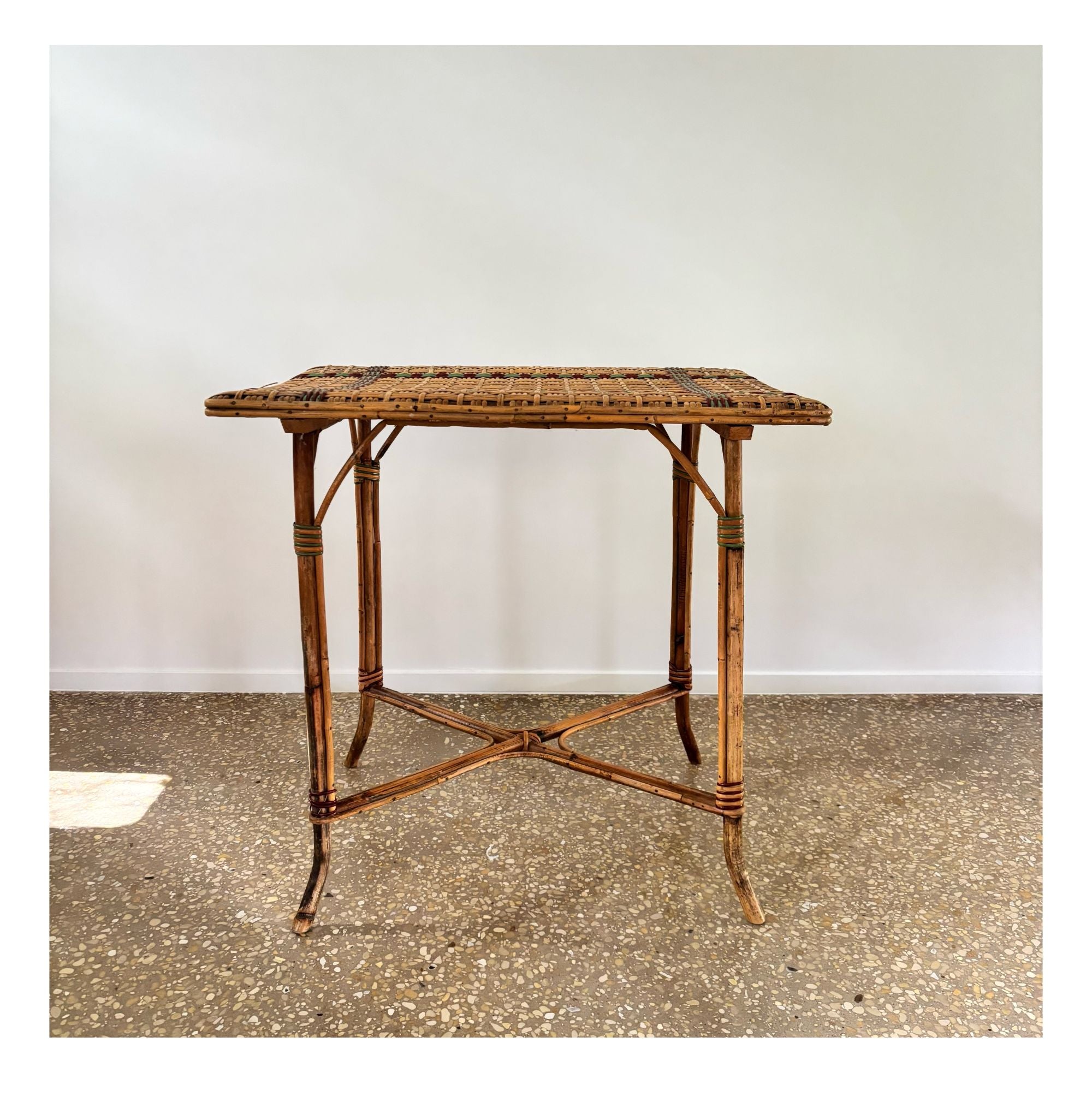 Vintage_French_Parisian_Bistro_Table_with_Red_and_Green_Details