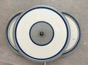 Axella_wall_sconce,_wall_light,_large_triple_disc,_stoneware,_denmark,_1980s