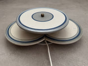 Axella_wall_sconce,_wall_light,_large_triple_disc,_stoneware,_denmark,_1980s