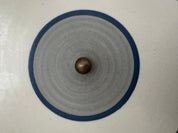 Axella_wall_sconce,_wall_light,_large_triple_disc,_stoneware,_denmark,_1980s