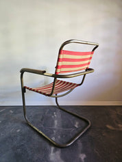 Bauhaus_Cantilever_Armchair_in_Tubular_Steel,_Wood_and_Red_and_Cream_Striped_Textile,_1930s