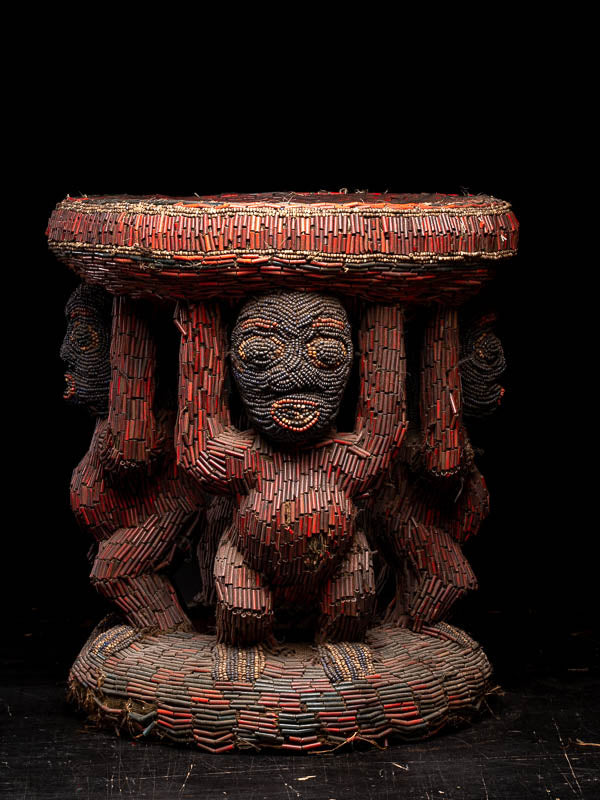 Bamileke_Beaded_Caryatid_Stool_with_Four_Figures_Cameroon