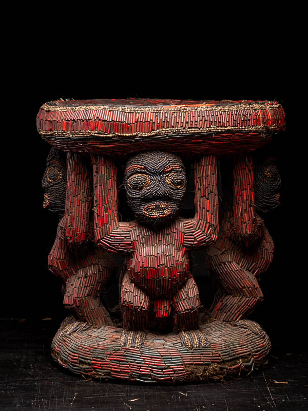 Bamileke_Beaded_Caryatid_Stool_with_Four_Figures_Cameroon