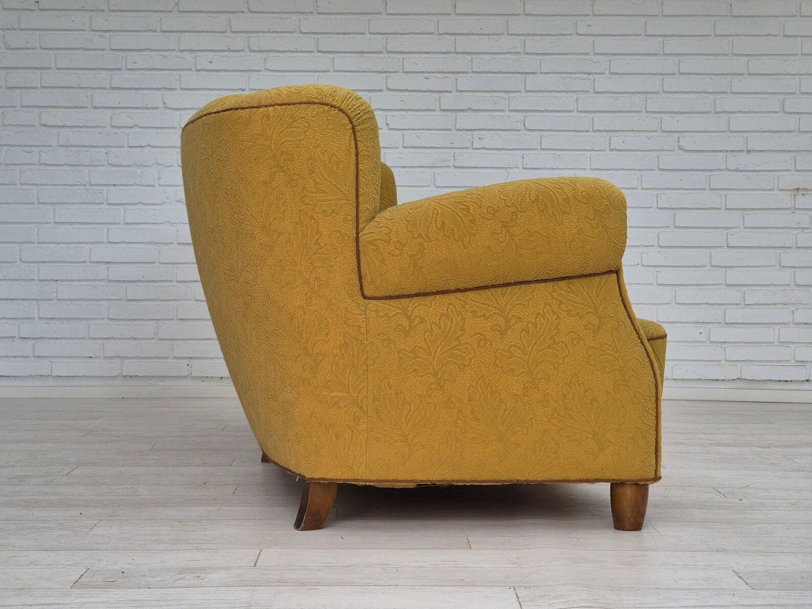 “Banana”_Sofa_by_Edmund_Jørgensen,_Wool_&_Beech,_1960s_Denmark