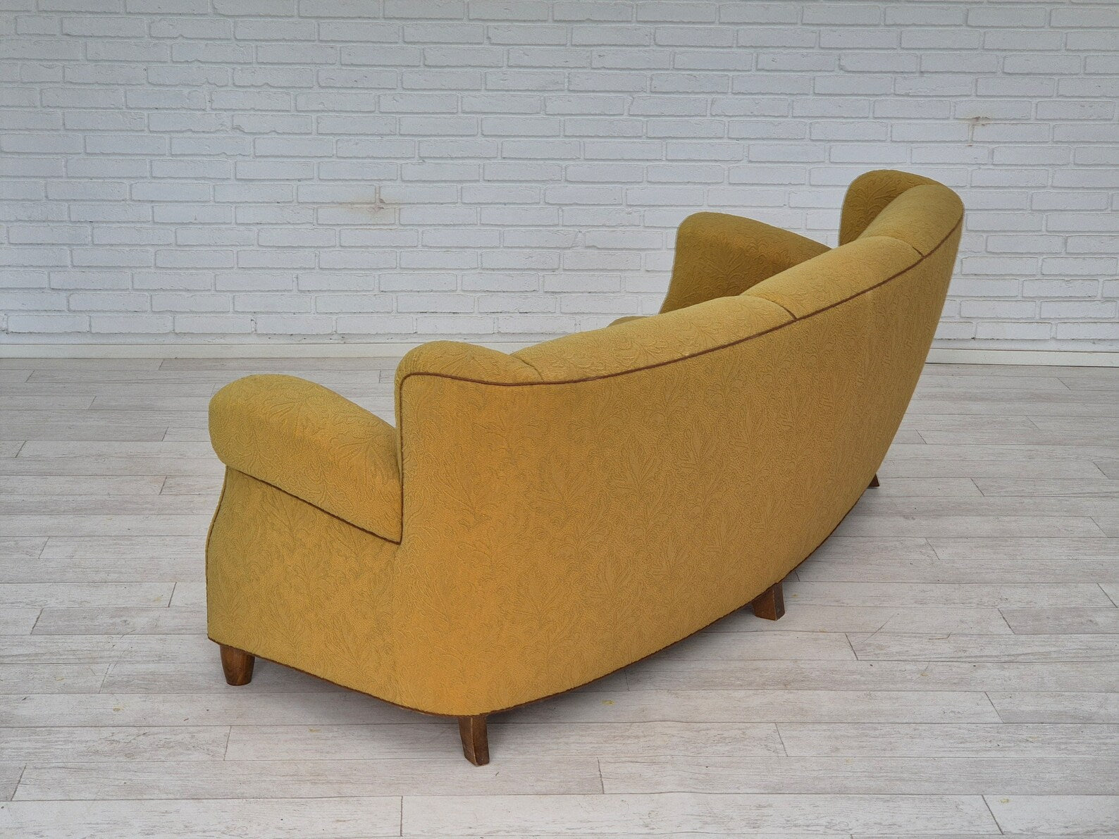 “Banana”_Sofa_by_Edmund_Jørgensen,_Wool_&_Beech,_1960s_Denmark