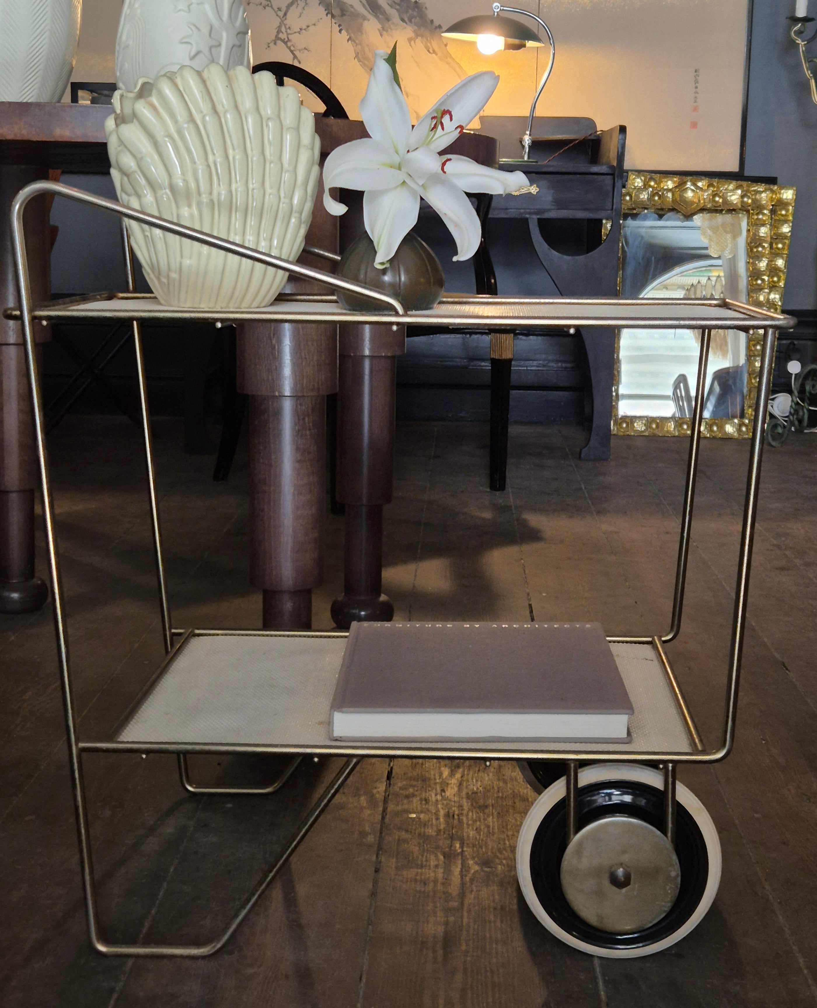 Mid_Century_Matégot_Style_Perforated_Metal_Bar_Cart