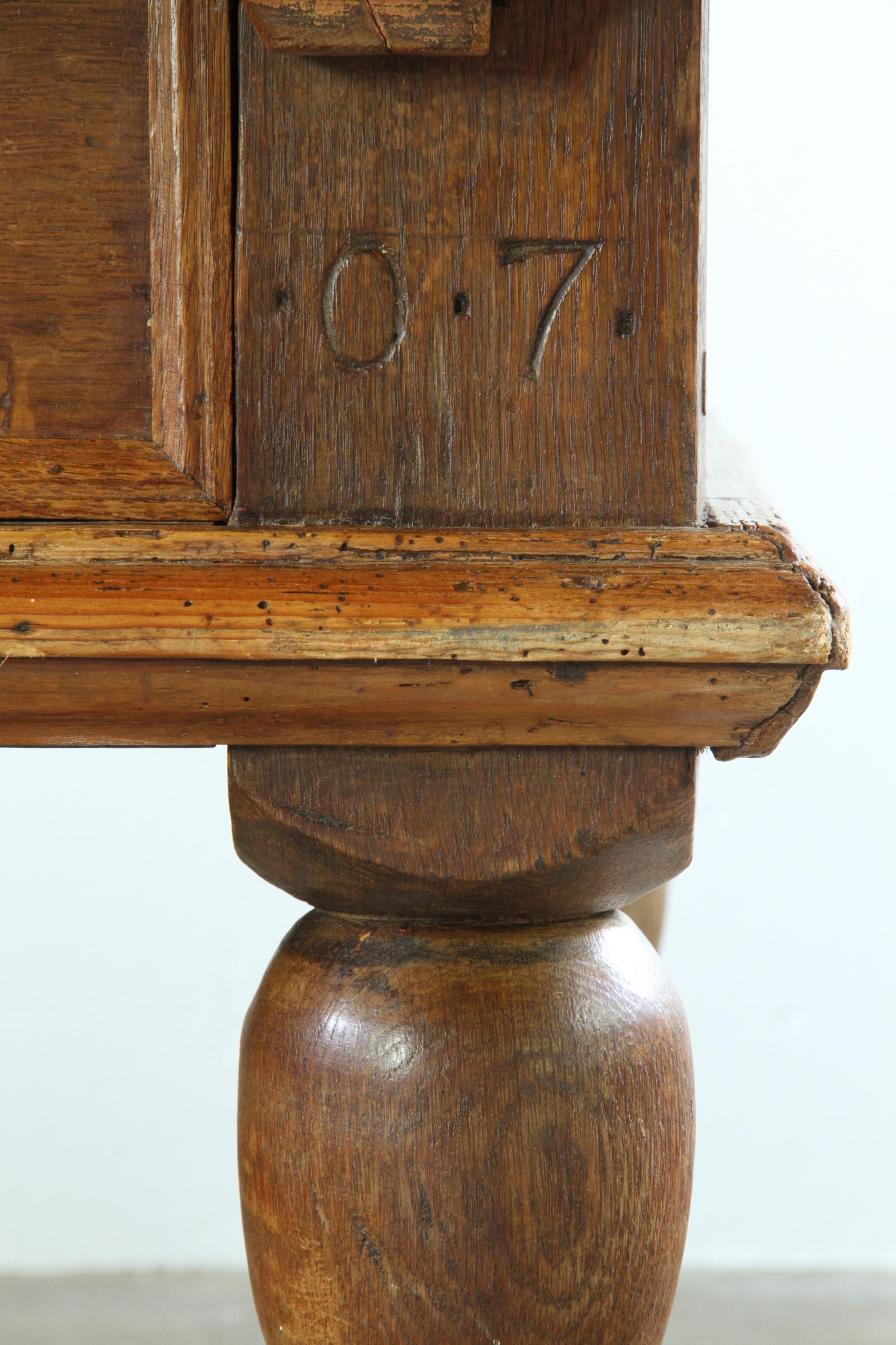 Antique_Solid_Oak_Farmhouse_Tavern_Table_with_Baroque_Details_and_Drawer