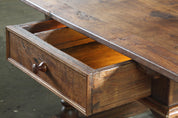 Antique_Solid_Oak_Farmhouse_Tavern_Table_with_Baroque_Details_and_Drawer