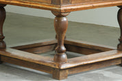 Antique_Solid_Oak_Farmhouse_Tavern_Table_with_Baroque_Details_and_Drawer