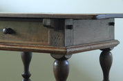Antique_Solid_Oak_Farmhouse_Tavern_Table_with_Baroque_Details_and_Drawer