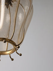 Barovier_&_Toso_Murano_Glass_Pendant_Lamp_with_24k_Gold_Flecks,_Italy_Mid_Century