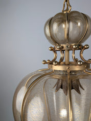 Barovier_&_Toso_Murano_Glass_Pendant_Lamp_with_24k_Gold_Flecks,_Italy_Mid_Century