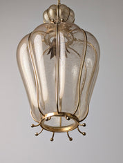 Barovier_&_Toso_Murano_Glass_Pendant_Lamp_with_24k_Gold_Flecks,_Italy_Mid_Century
