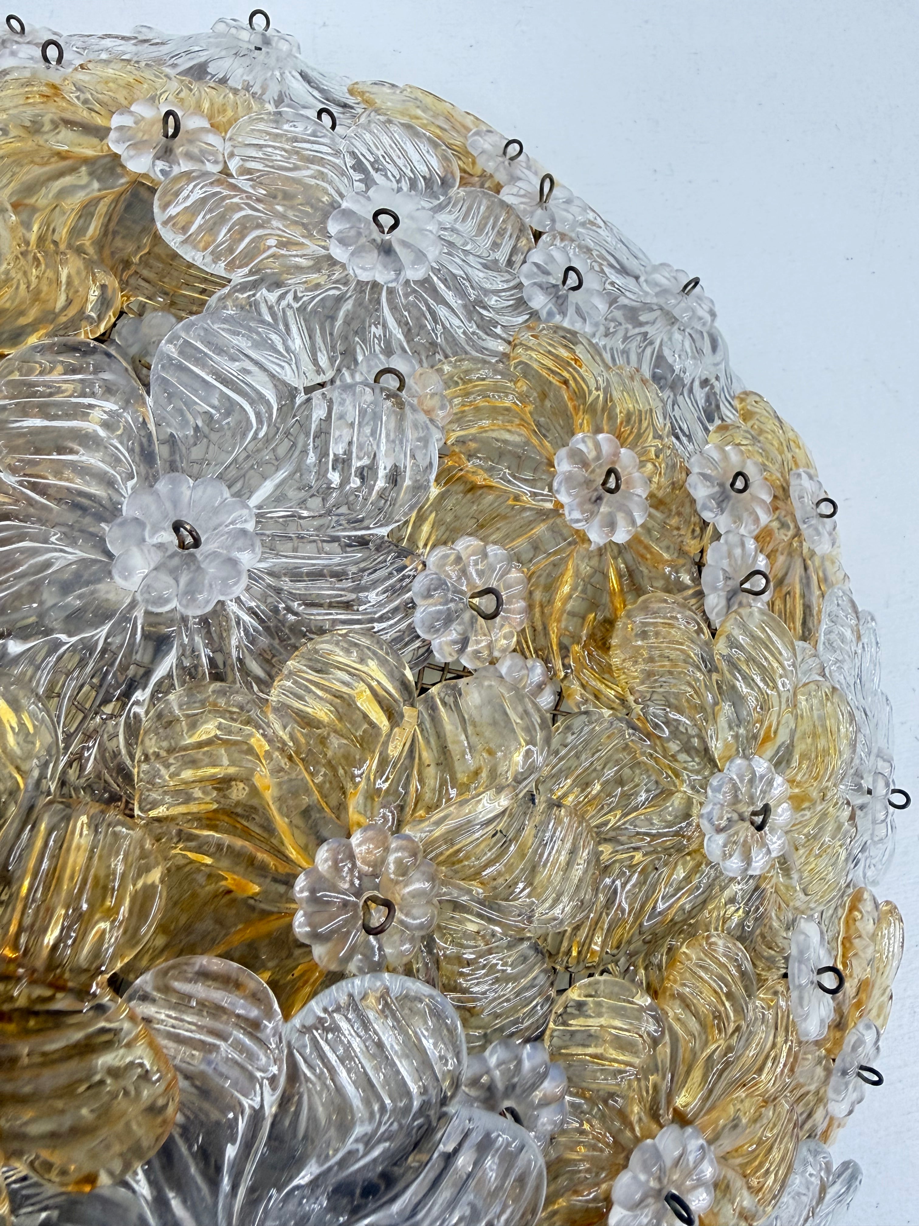 Barovier_&_Toso_Millefiori_Glass_Wall_Sconce_/_Ceiling_Lamp,_Italy_1970s