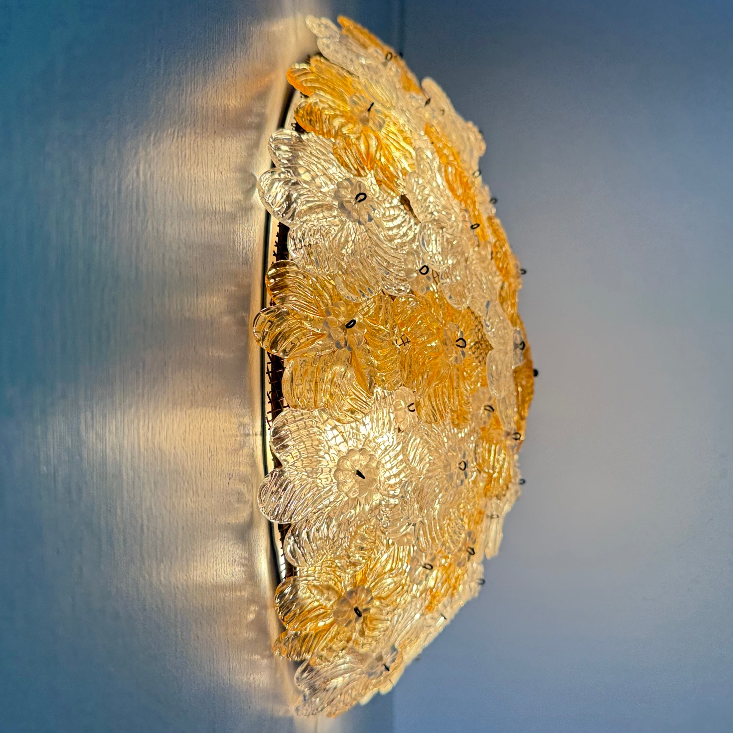 Barovier_&_Toso_Millefiori_Glass_Wall_Sconce_/_Ceiling_Lamp,_Italy_1970s