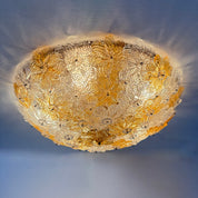 Barovier_&_Toso_Millefiori_Glass_Wall_Sconce_/_Ceiling_Lamp,_Italy_1970s