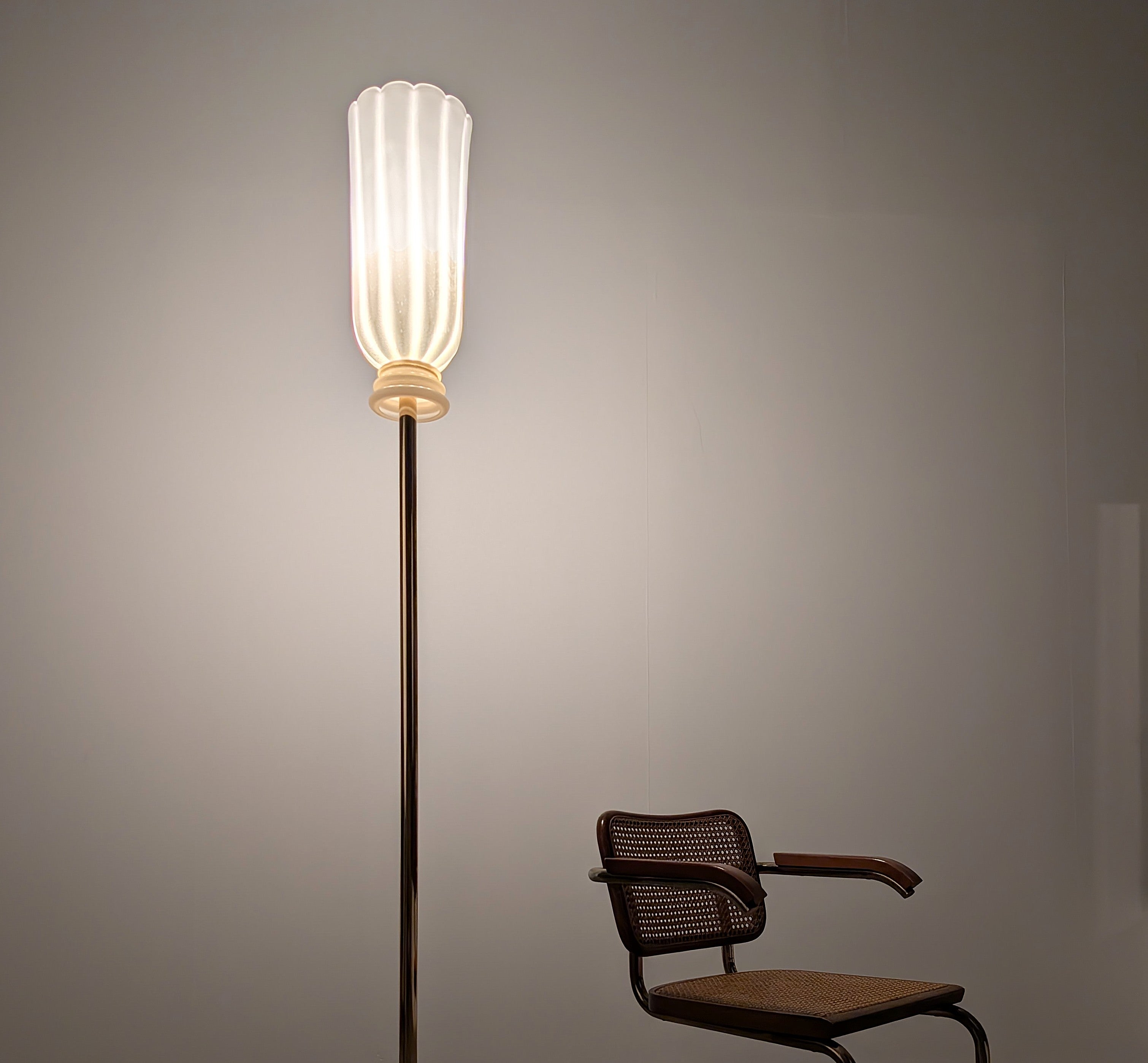 XII_Apostoli_Murano_Glass_Floor_Lamp_by_Barovier_&_Toso,_Gold_Leaf,_Italy,_2002