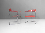 Set_of_Bauhaus_Tubular_Steel_Seating_H128_by_Jindrich_Halabala_for_UP_Zavody,_1930s