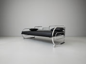 Hynek_Gottwald_Bauhaus_Tubular_Steel_Sofa_in_Chrome_and_Black_Vegan_Leather,_Czechoslovakia,_1930s