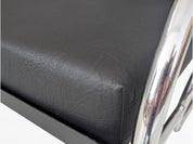 Hynek_Gottwald_Bauhaus_Tubular_Steel_Sofa_in_Chrome_and_Black_Vegan_Leather,_Czechoslovakia,_1930s
