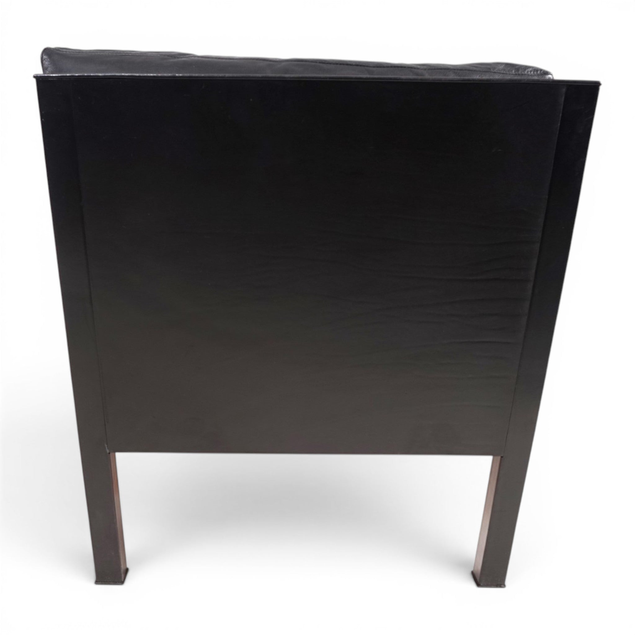 Antonio_Citterio_Baisity_Chaise_Lounge_for_B&B_Italia_in_Black_Leather,_1980s