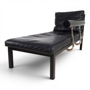 Antonio_Citterio_Baisity_Chaise_Lounge_for_B&B_Italia_in_Black_Leather,_1980s
