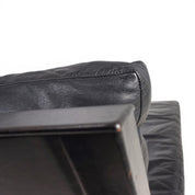Antonio_Citterio_Baisity_Chaise_Lounge_for_B&B_Italia_in_Black_Leather,_1980s