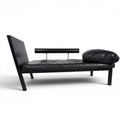 Antonio_Citterio_Baisity_Chaise_Lounge_for_B&B_Italia_in_Black_Leather,_1980s