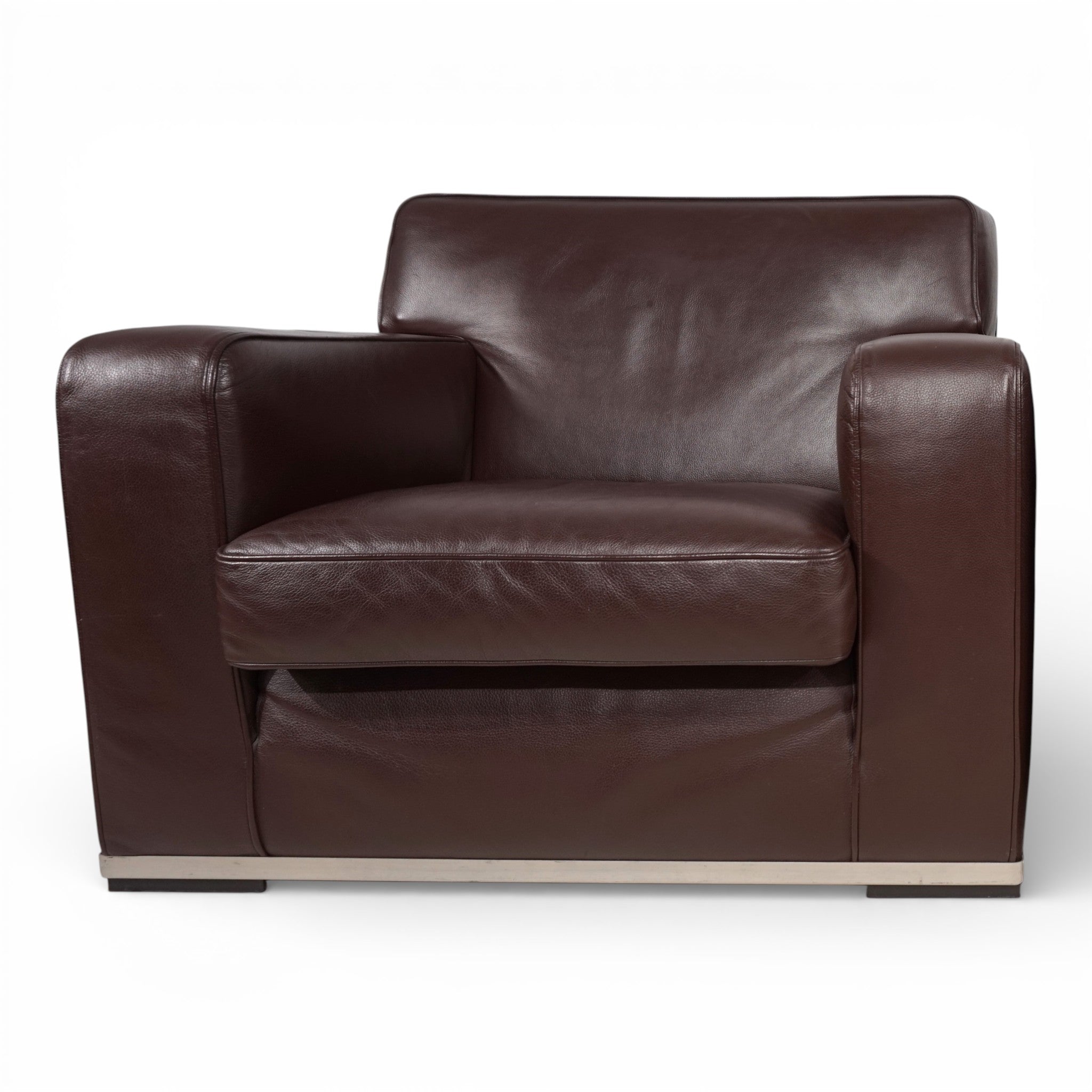 Apta_Imprimatur_Leather_Armchair_by_Antonio_Citterio_for_Maxalto_B&B_Italia,_1999,_Italy