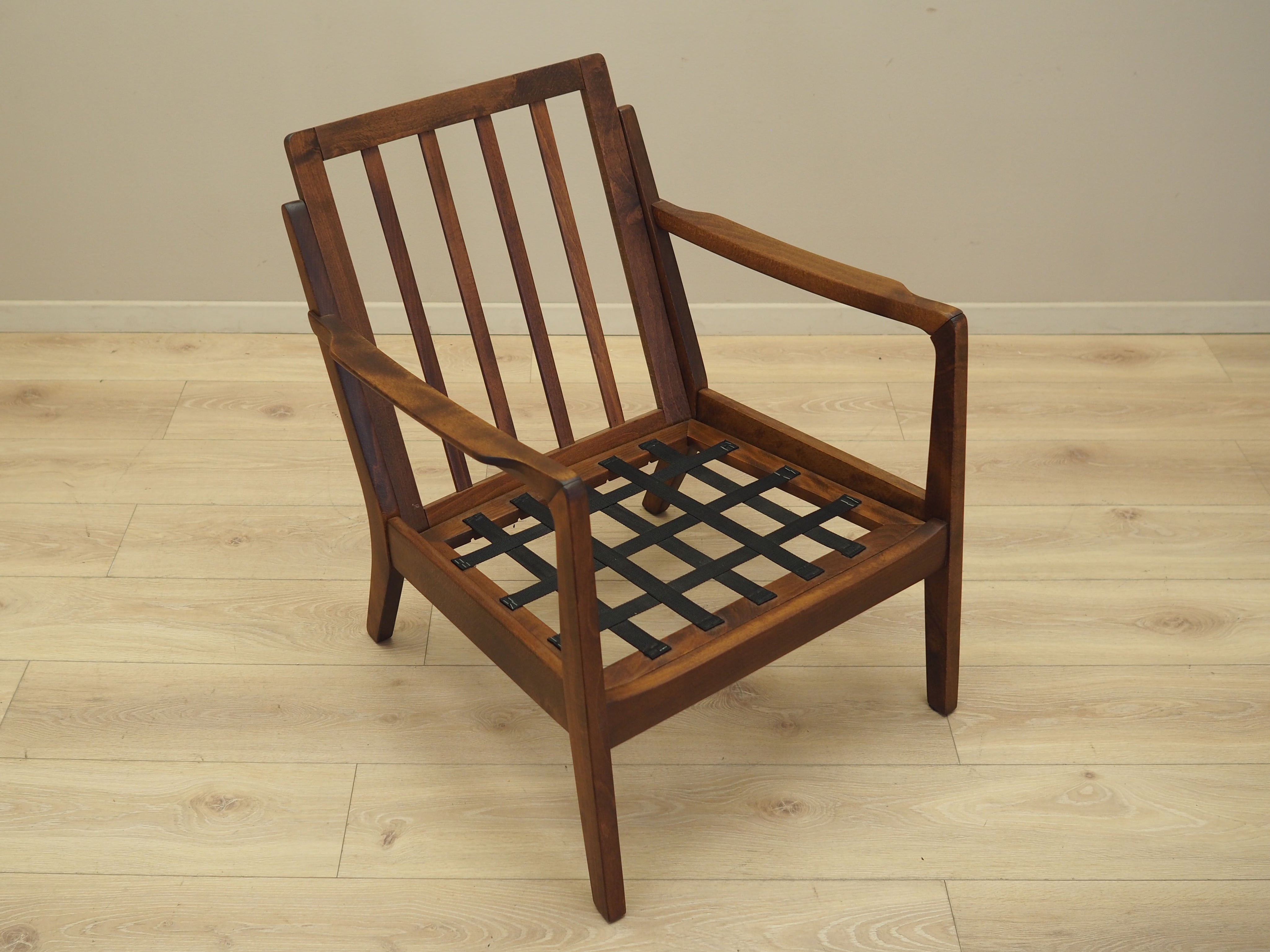 Beech_Armchair,_Danish_Design,_Reupholstered_Fabric,_1970s,_Denmark