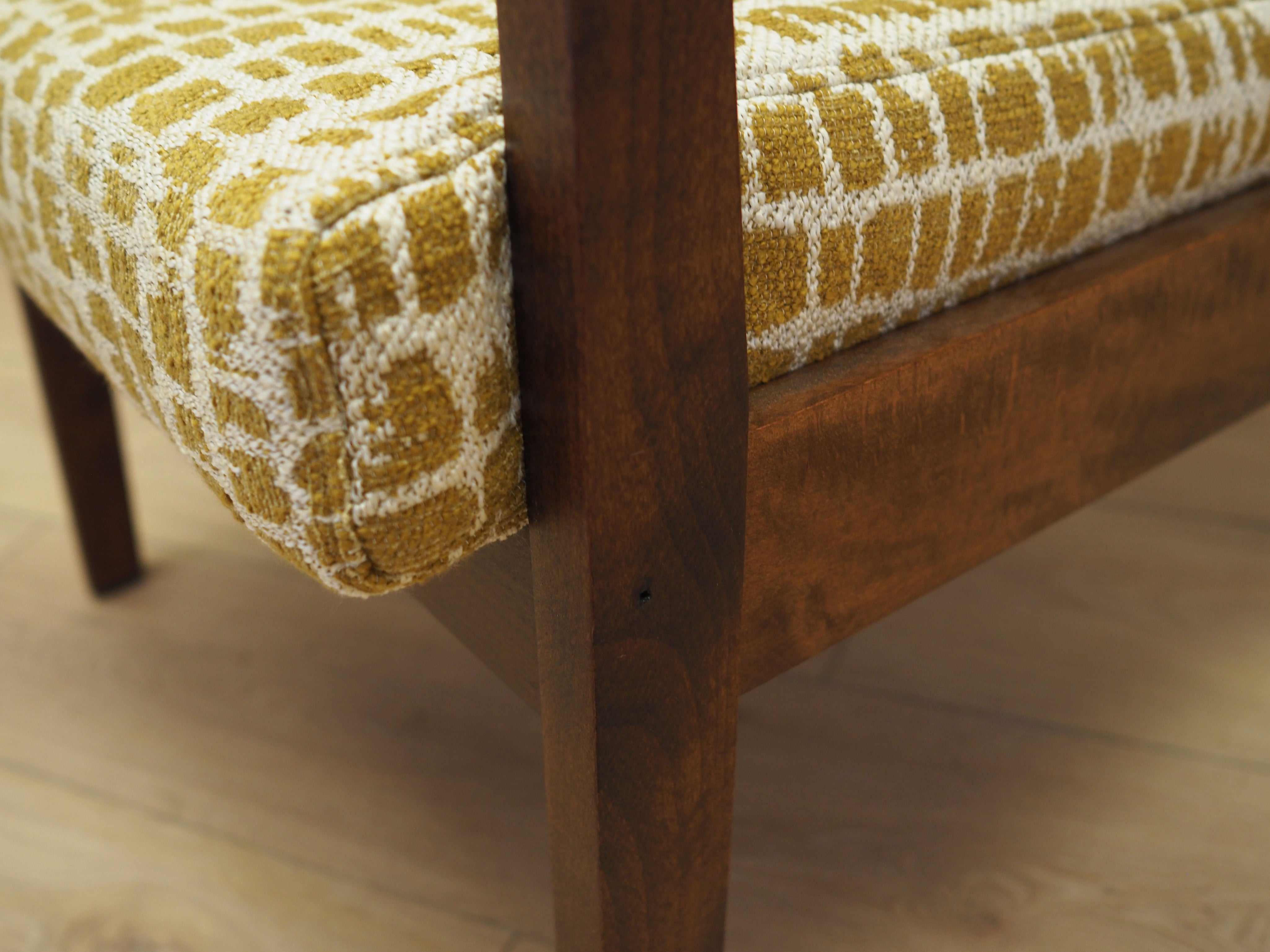 Beech_Armchair,_Danish_Design,_Reupholstered_Fabric,_1970s,_Denmark