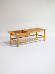 Bench_with_planter_Yngve_Ekström_vintage_Swedish