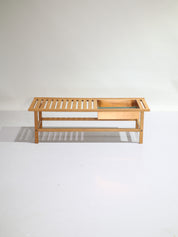 Bench_with_planter_Yngve_Ekström_vintage_Swedish
