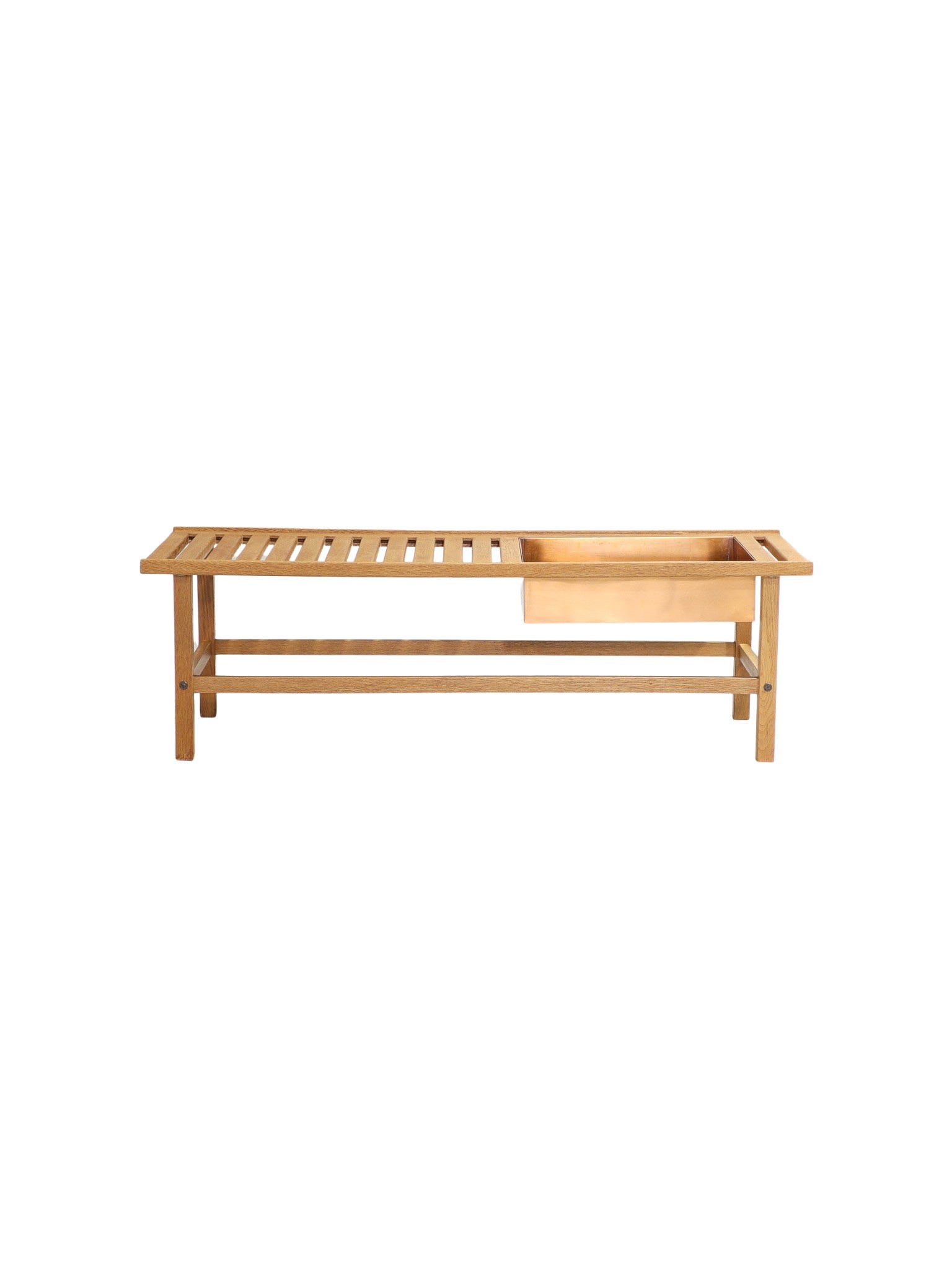 Bench_with_planter_Yngve_Ekström_vintage_Swedish