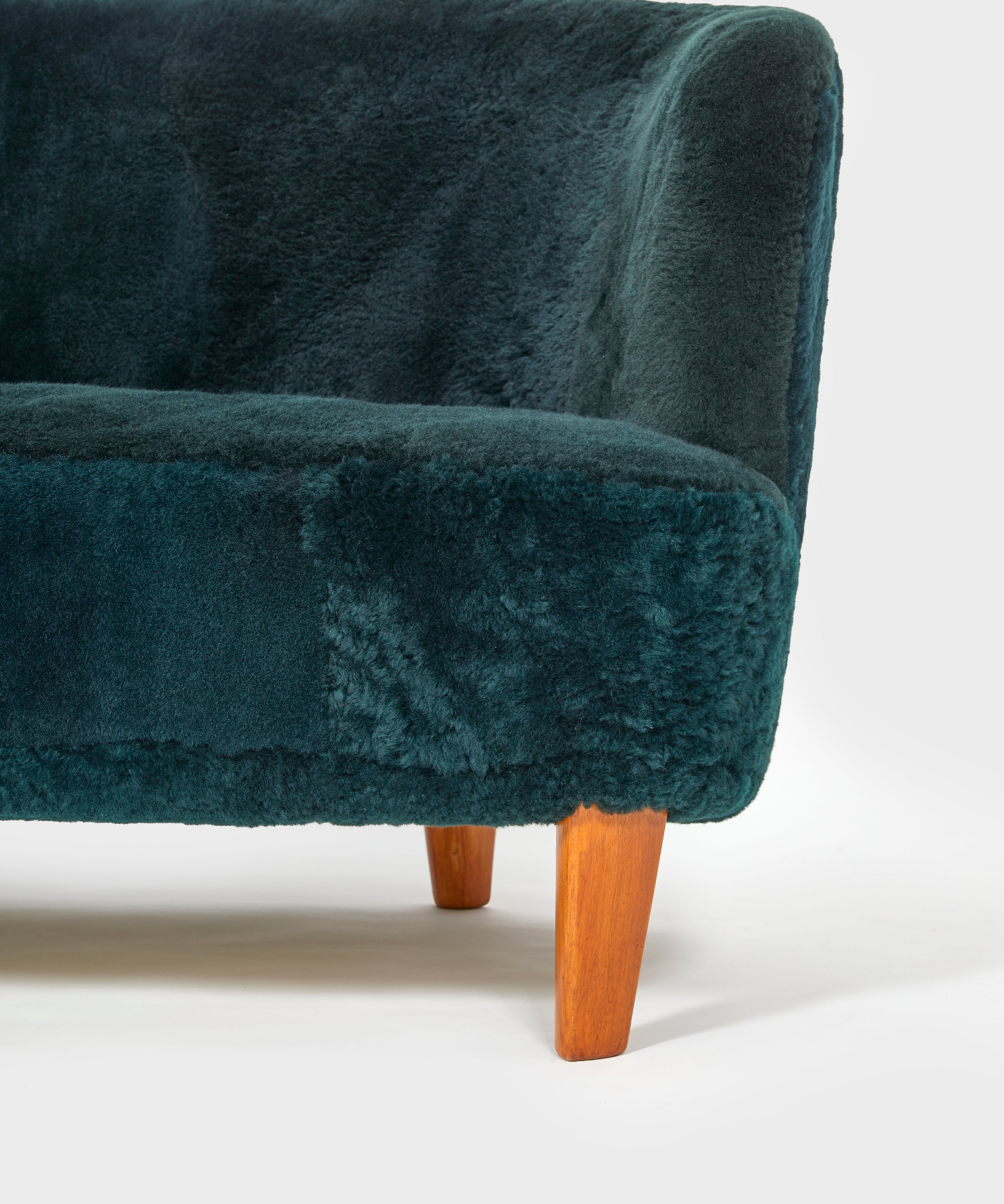 Carl_Malmsten_Berlin_Sofa_in_Deep_Green_Upholstery,_Sweden_Mid_Century