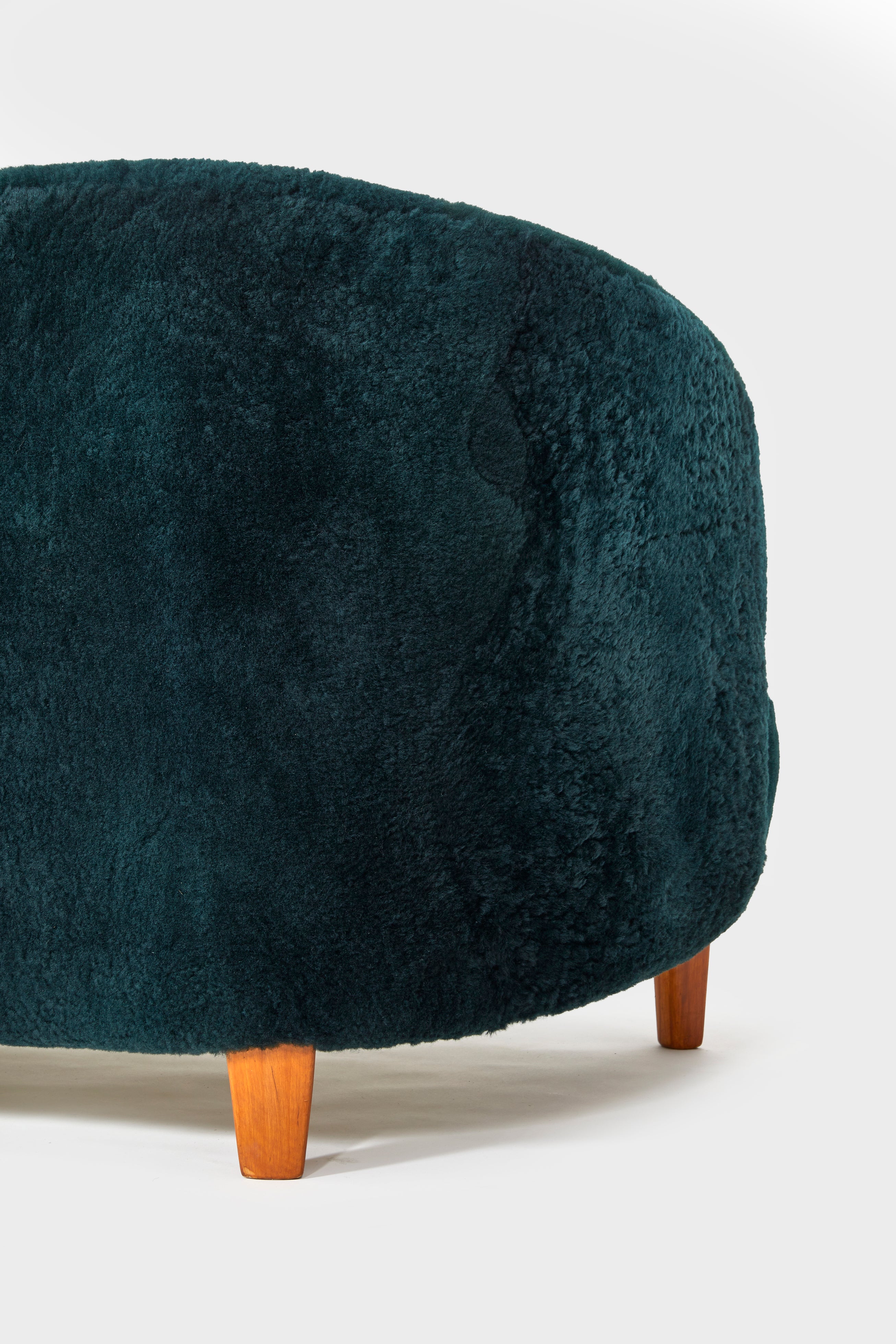 Carl_Malmsten_Berlin_Sofa_in_Deep_Green_Upholstery,_Sweden_Mid_Century