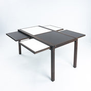 Bernard_Vuarnesson_dining_table_for_Bellato_with_reversible_and_extendible_tops,_1980s