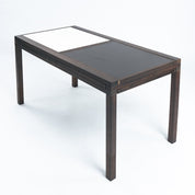Bernard_Vuarnesson_dining_table_for_Bellato_with_reversible_and_extendible_tops,_1980s