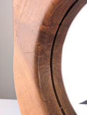 Biomorphic_Wall_Mirror_in_Solid_Walnut,_Organic_Design,_France,_1960s