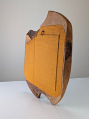 Biomorphic_Wall_Mirror_in_Solid_Walnut,_Organic_Design,_France,_1960s