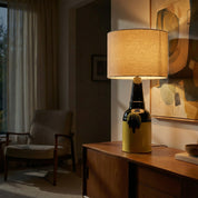 Bjørn_Wiinblad_Rosenthal_Ceramic_Table_Lamp_Yellow_Glaze_Denmark_1970s