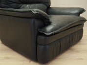 Black_Armchair,_Original_Leather,_1960s,_Italy
